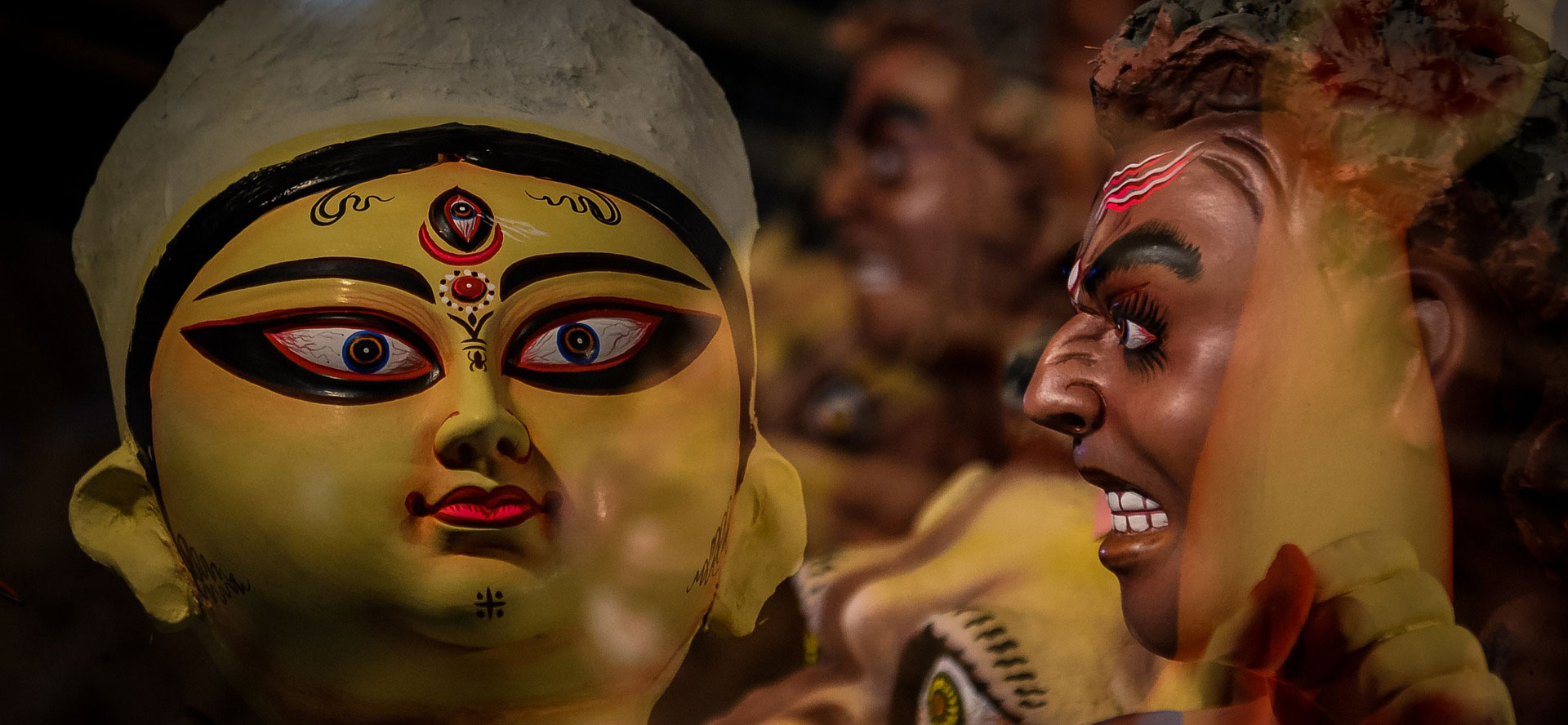 Maa Durga idol at Utsav's Durgotsav